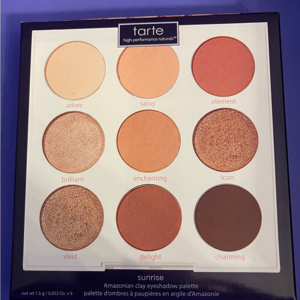 Tarte Sunrise Amazonian Clay eyeshadow palette
